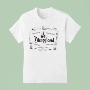 Tomorrowland Adventureland Disneyland Main Street Usa July T Shirt