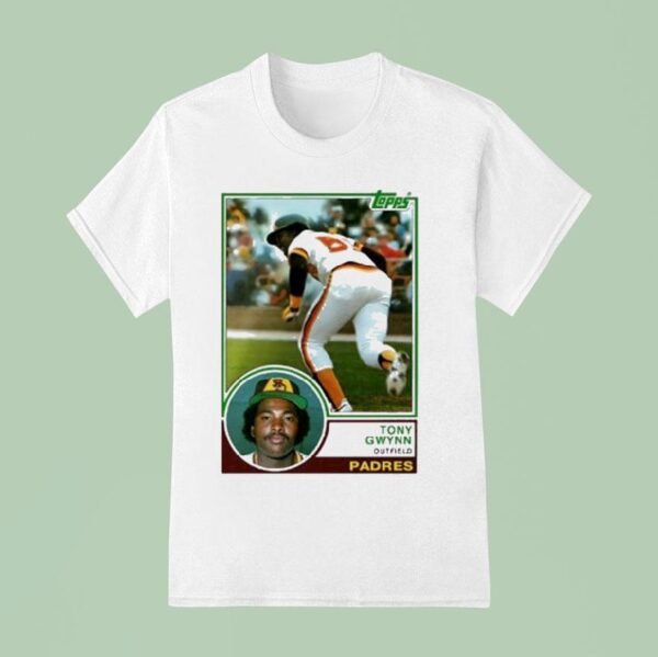 Tony Gwynn Outfield San Diego Padres T Shirt