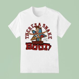 Toy Story Woody There S A Snake In My Boot Retro Movie T Shirt