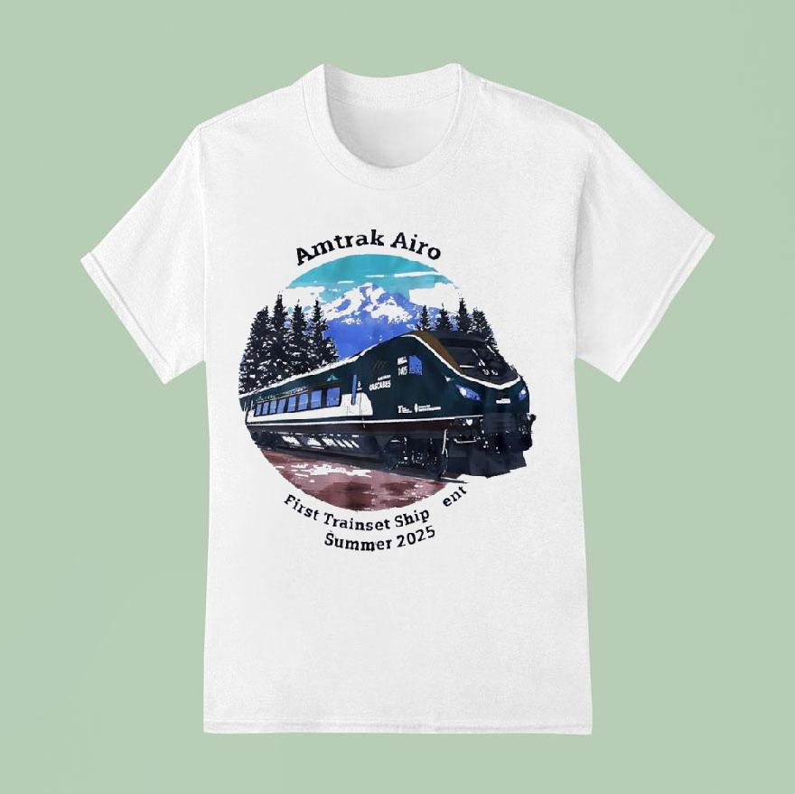 Train Amtrak Airo First Trainset Shipment Summer T Shirt
