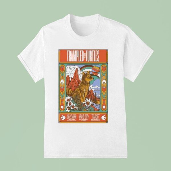 Trampled By Turtles Rapid City South Dakota July Wolf T Shirt
