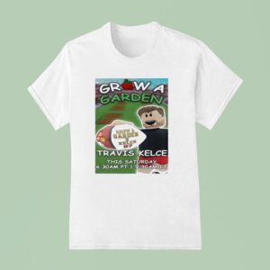 Travis Kelce Roblox Grow A Garden T Shirt