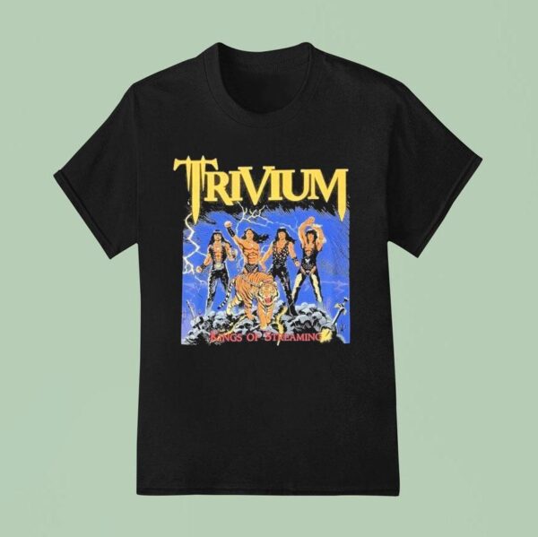 Trivium Kings Of Streaming Tiger T Shirt