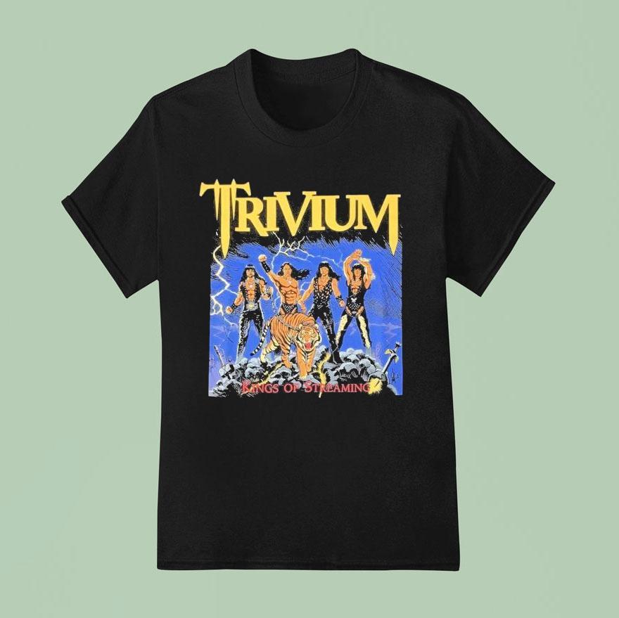 Trivium Kings Of Streaming Tiger T Shirt