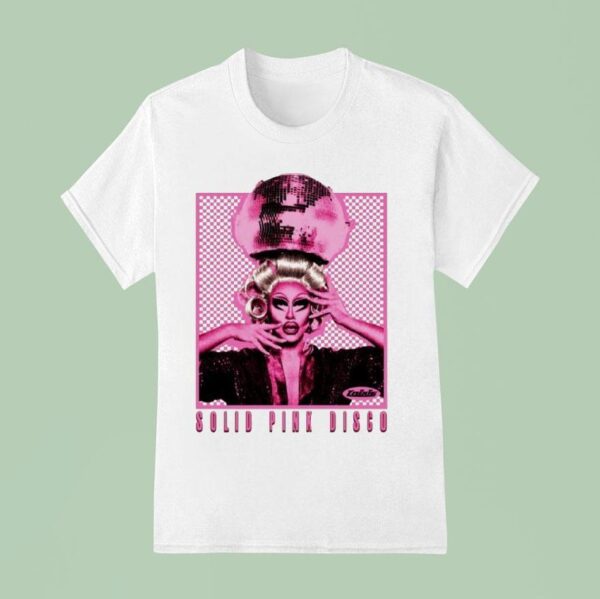 Trixie Mattel Solid Pink Disco Tour T Shirt