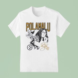 Troy Polamalu Pittsburgh Slers Signature T Shirt