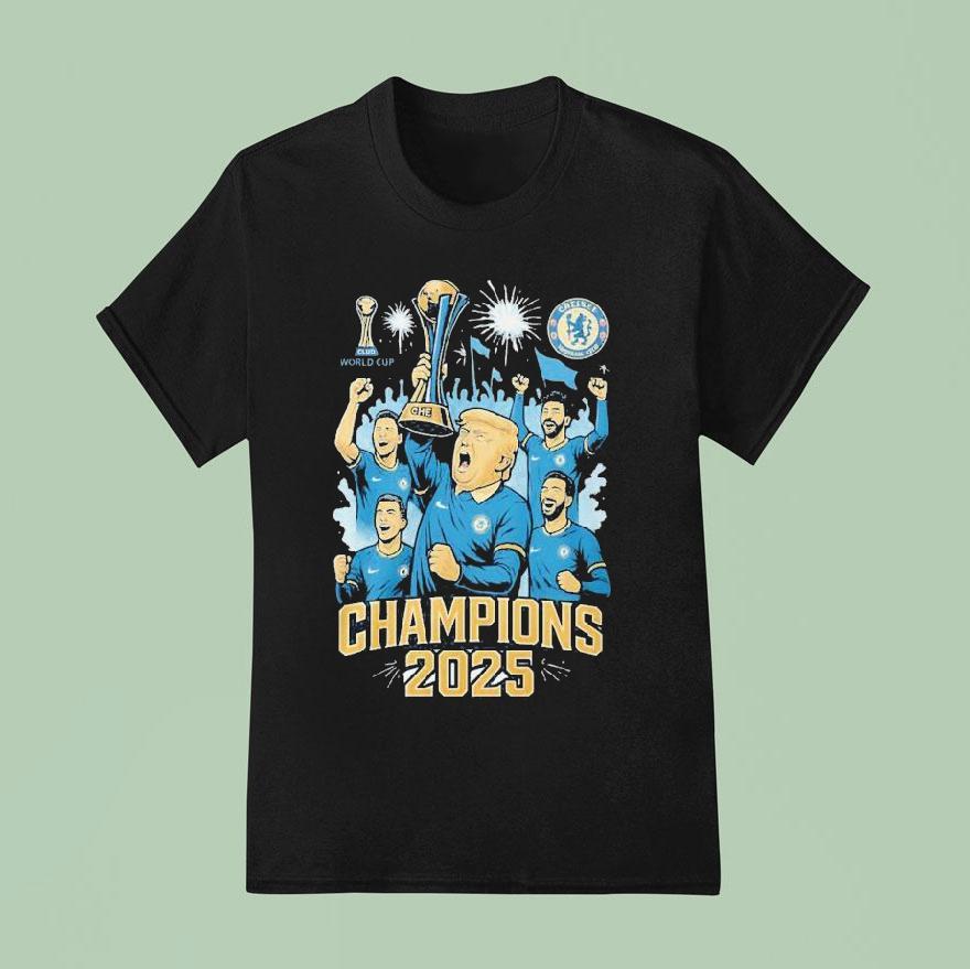 Trump And Chelsea Football Team Championship Trophy T Shirt