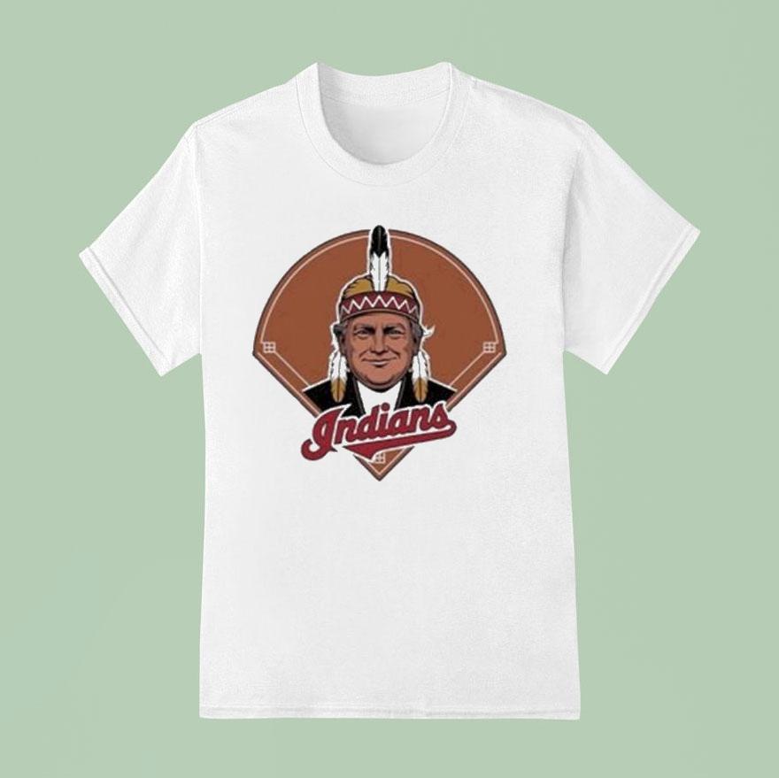 Trump Chief Wahoo Indians T Shirt