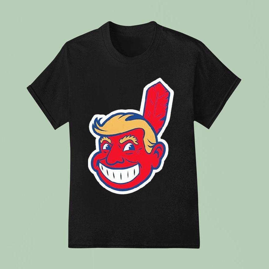 Trump Chief Wahoo Make Indians Great Again Cleveland Guardians Masco T Shirt