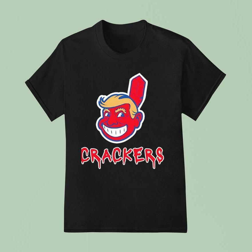 Trump Cleveland Indians Crackers Parody T Shirt