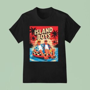 Trump Epstein Island Boys T Shirt