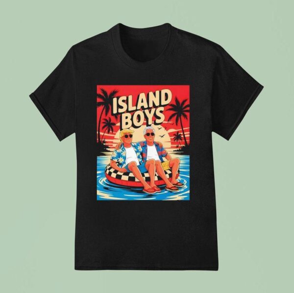Trump Epstein Island Boys T Shirt