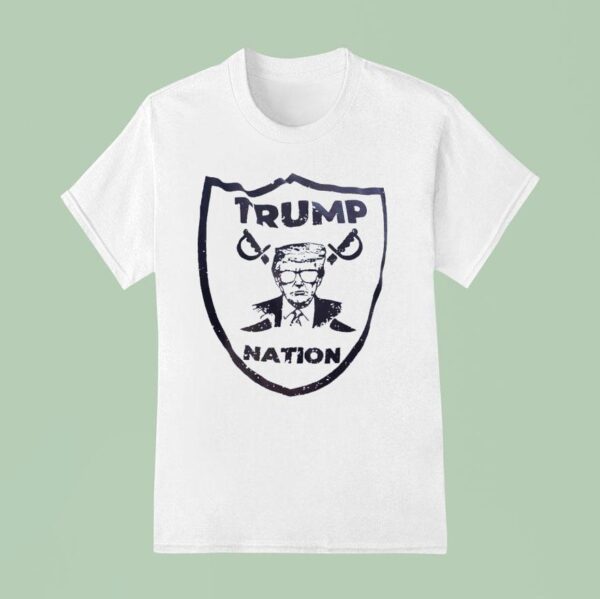 Trump Nation Style Las Vegas Raiders Logo Parody T Shirt