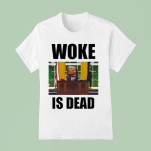 Trump Woke Is Dead Cartoon T Shirt