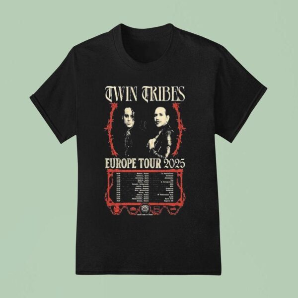 Twin Tribes European Tour Dates T Shirt