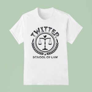 Twitter School Of Law Logo T Shirt