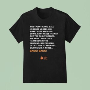 Two Point Game Ball Knocked Loose And Maxey Gets Knocked Down T Shirt