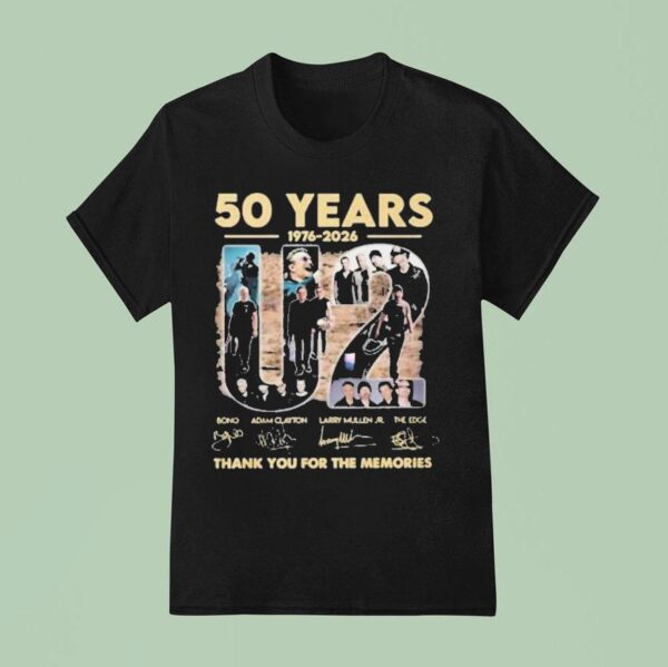 U Years Thank You For The Memories Signature T Shirt