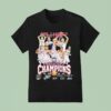 Uconn Huskies Yes I Am Old But I Saw Four Peat National Champions Signatures T Shirt