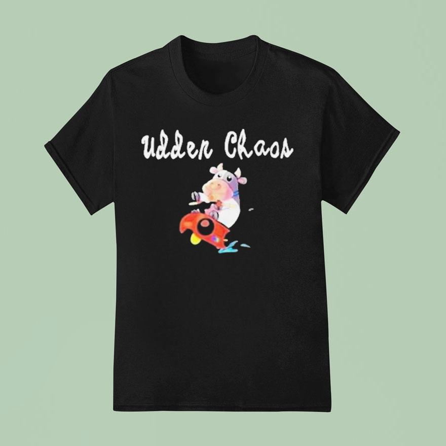 Udder Chaos Cow T Shirt