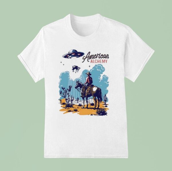 Ufo Cow American Alchemy T Shirt