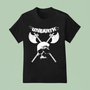 Unearth Incinerate The Tyrants Skull Axe T Shirt