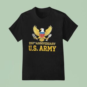 Us Army Th Anniversary Logo T Shirt
