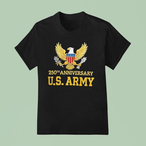 Us Army Th Anniversary Logo T Shirt