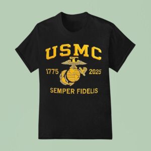 Usmc Th Anniversary Semper Fidelis T Shirt