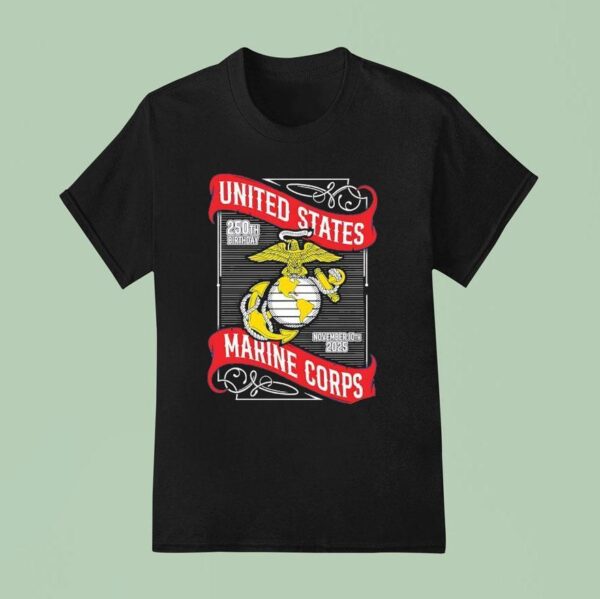 Usmc United States Marine Corps Th Birthday T Shirt