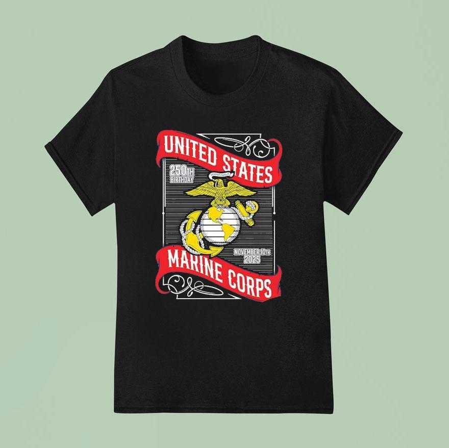 Usmc United States Marine Corps Th Birthday T Shirt