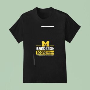 Valiant University Of Michigan Football Max Bredeson Percent Fullback T Shirt