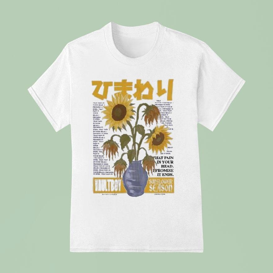 Vaultboy Sunflower I Love You To Death T Shirt