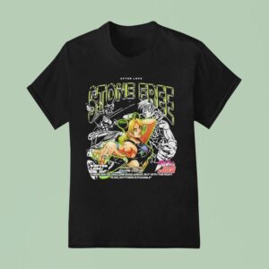 Vengeful Fighter Jolyne Cujoh Stone Free Jojo S Bizarre Adventure After Love T Shirt