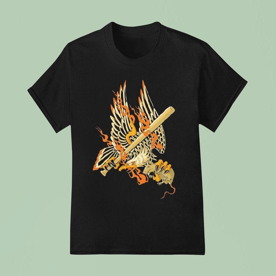 Venom Street Justice Born Scum Eagle T Shirt