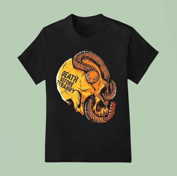 Venom Valor Death Before Tyranny Skull Snake T Shirt
