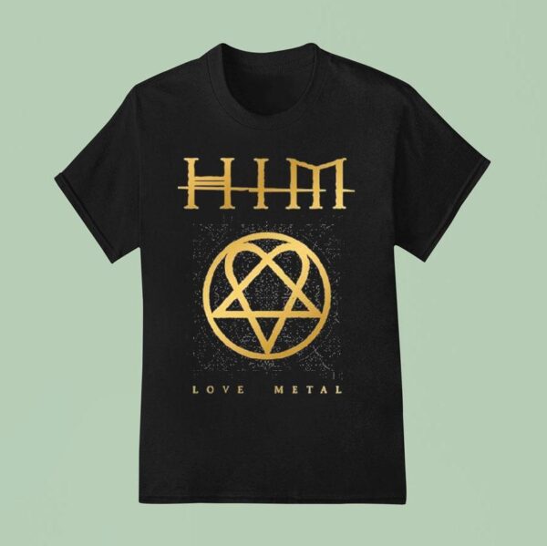 Ville Valo Heartagram Him Love Metal T Shirt