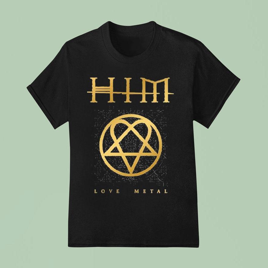 Ville Valo Heartagram Him Love Metal T Shirt