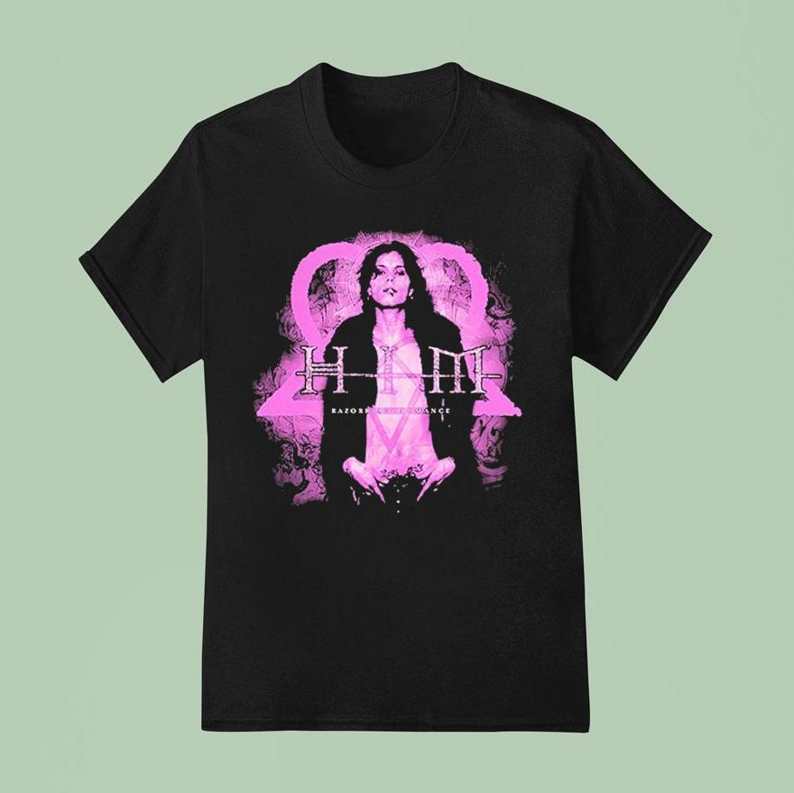 Ville Valo Heartagram Razorblade Romance Cigarettes T Shirt