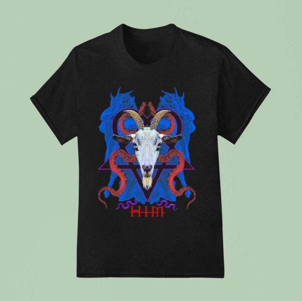 Ville Valo Heartagram True Finnish Love Metal T Shirt