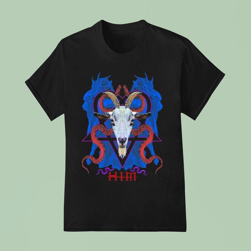 Ville Valo Heartagram True Finnish Love Metal T Shirt