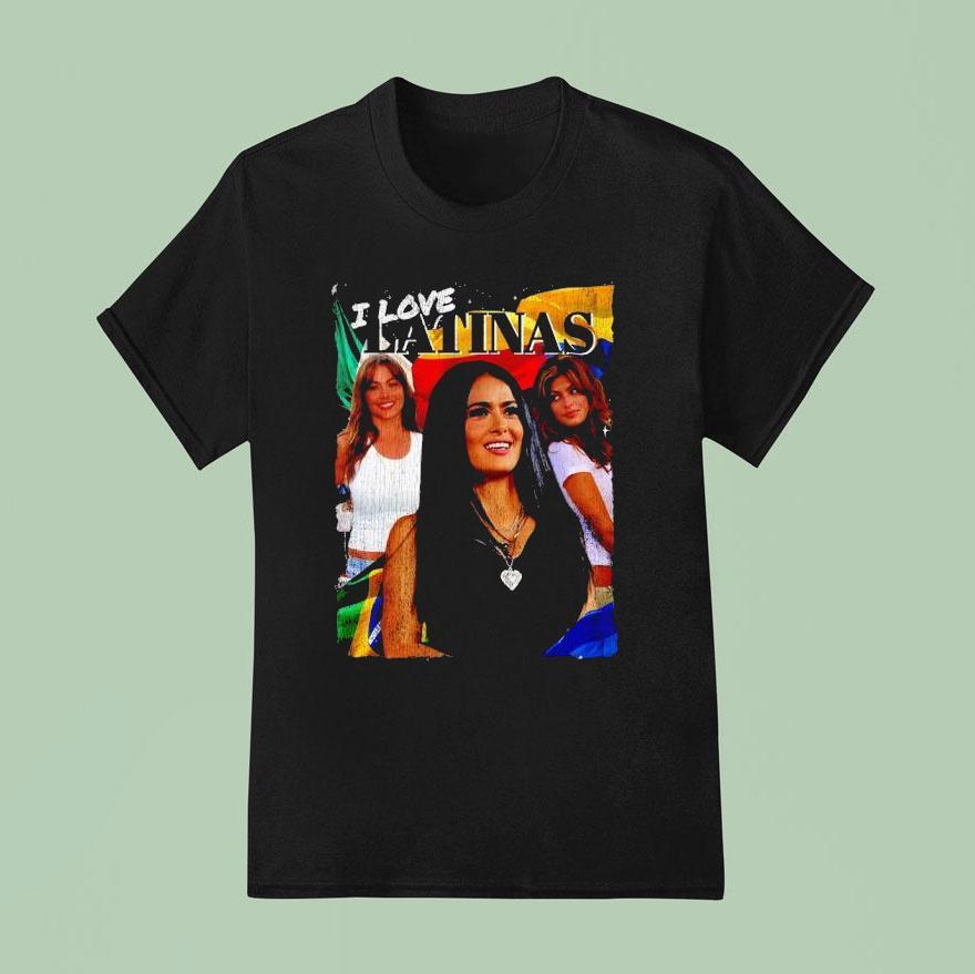 Vintage Og Three I Love Latinas T Shirt