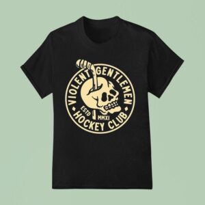 Violent Gentlemen Hockey Club Headache Skull T Shirt