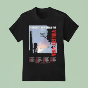Violent Vira Chasing Ghosts North American Tour Part Ft Novulent X Rehash X Clarion Dates T Shirt