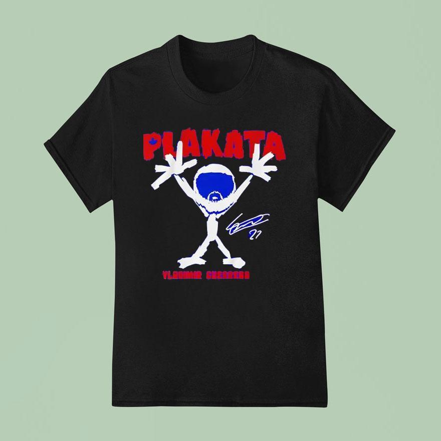 Vladimir Guerrero Jr Plakata Stickman Signature T Shirt