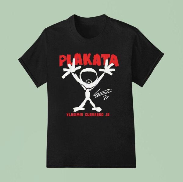 Vladimir Guerrero Jr Plakata Stickman Toronto Blue Jays Baseball Signature T Shirt