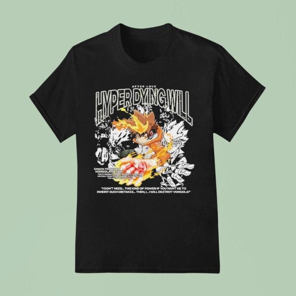Vongola Decimo Hyper Dying Will T Shirt