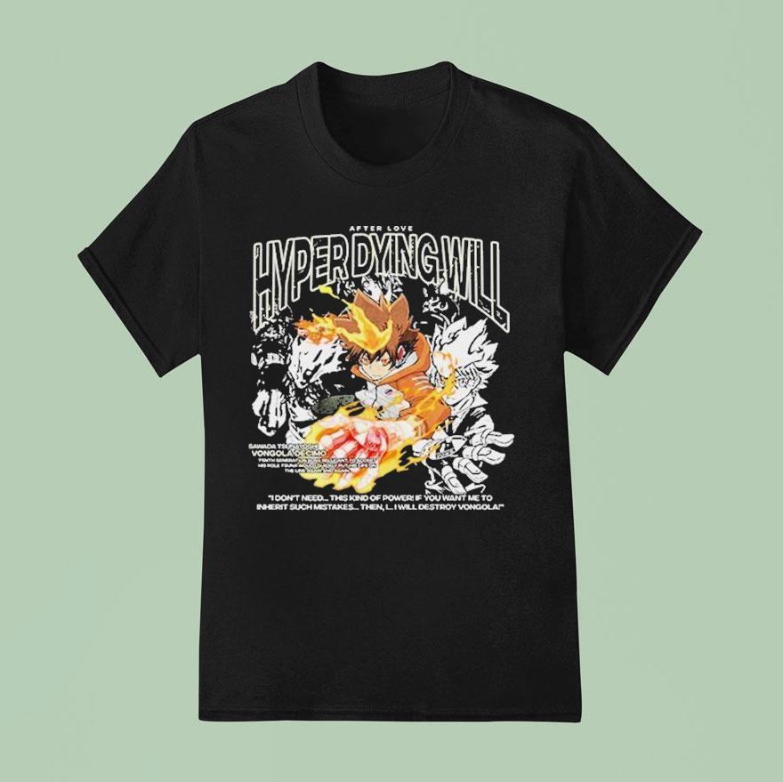 Vongola Decimo Hyper Dying Will T Shirt
