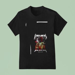 Vybz Kartel Worl Boss Tour Roster T Shirt