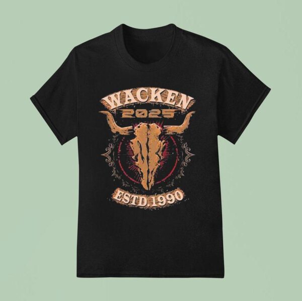 Wacken Open Air Festival From July To August In Schleswig Holstein Germany Rock T Shirt